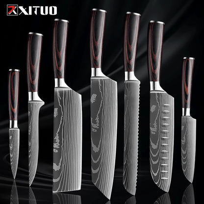 XITUO Küchenmesser-Set – Scharfe Klingen für dein BBQ- und Küchen-Level