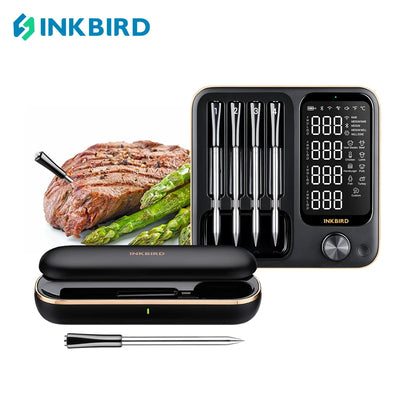 Inkbird Kabelloses Fleischthermometer – Wasserdicht & Digital für Grill, Ofen & Rotisserie