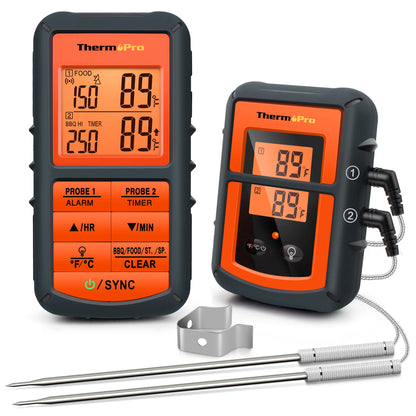 ThermoPro TP08C Funk-Grillthermometer – Präzision auf 150 m Reichweite für BBQ & Küche
