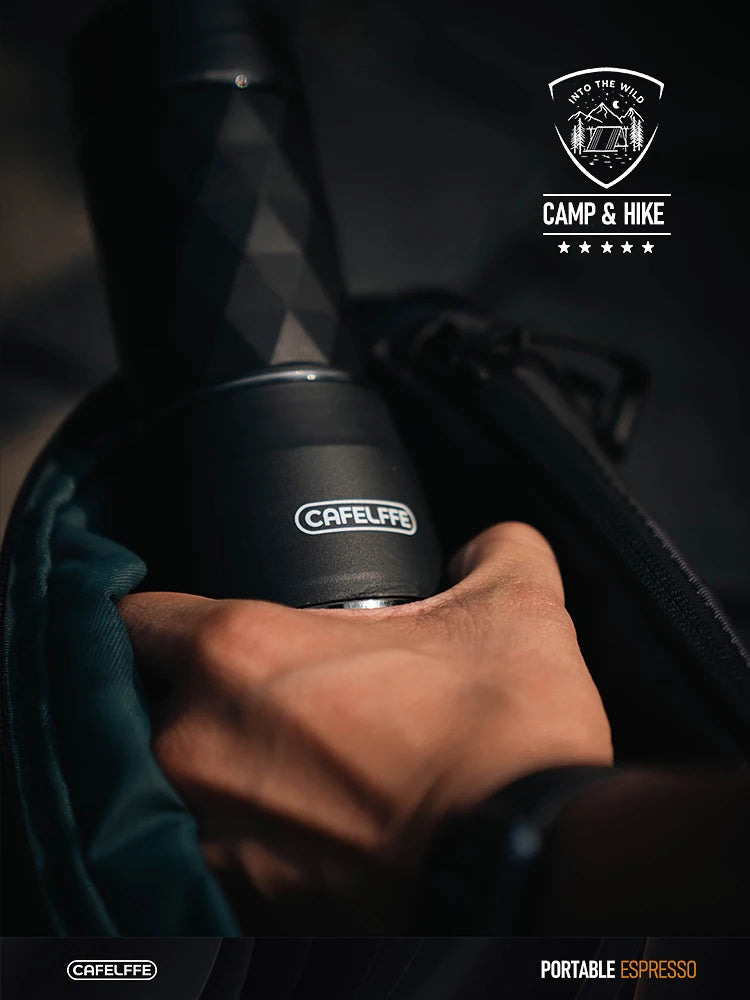 CAFELFFE 3-in-1 Tragbare Kaffeemaschine – Heiß & Kalt Espresso-Genuss für Abenteuer unterwegs
