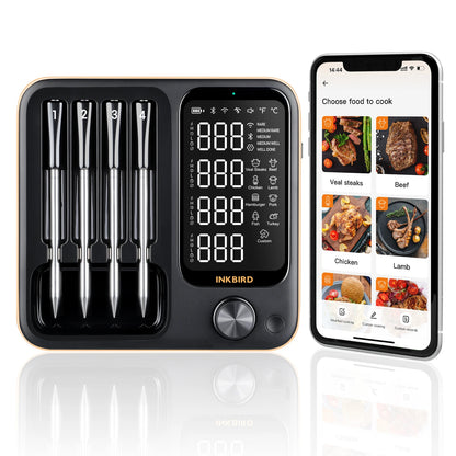 Inkbird Kabelloses Fleischthermometer – Wasserdicht & Digital für Grill, Ofen & Rotisserie