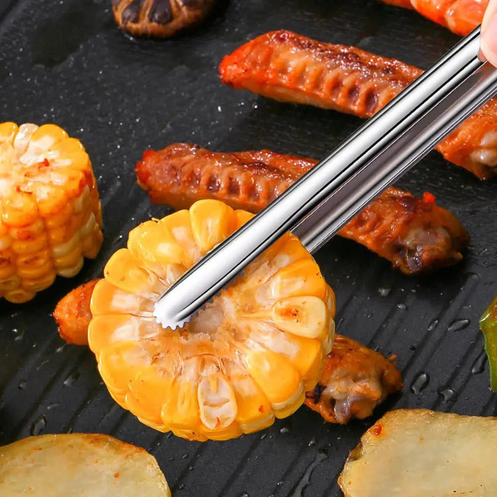 Grillzange aus Edelstahl – Für starke Griffe & stylisches Handling