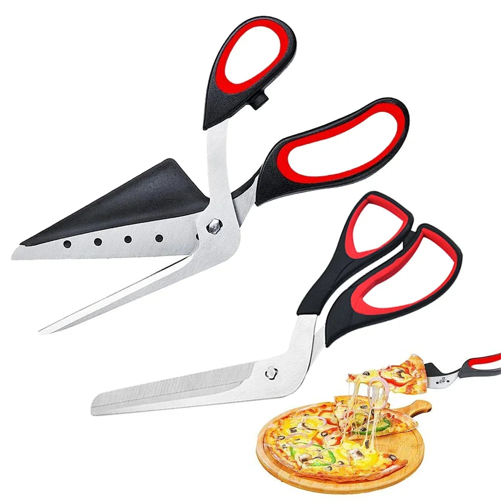 Pizzaschere mit Edelstahlklinge – Dein Präzisionswerkzeug für perfekte Pizzaschnitte