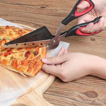 Pizzaschere mit Edelstahlklinge – Dein Präzisionswerkzeug für perfekte Pizzaschnitte