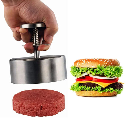Hamburgerpresse aus Edelstahl – Antihaft-Burgerpresse für perfekte Patties
