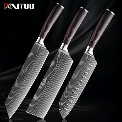 XITUO Küchenmesser-Set – Scharfe Klingen für dein BBQ- und Küchen-Level