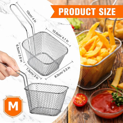 Klein. Quadratisch. Knusprig. – Der Pommes-Frites-Korb von Divine Grill