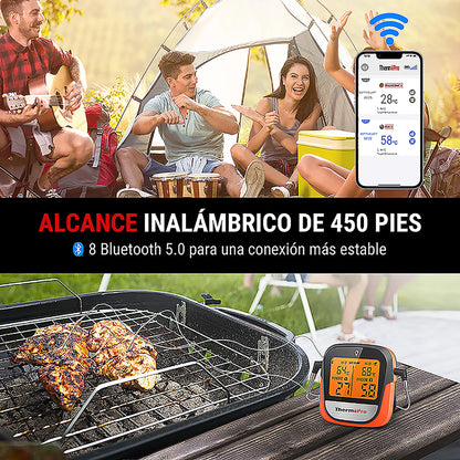 ThermoPro TP902 Bluetooth Fleischthermometer – Kabellos mit App-Steuerung
