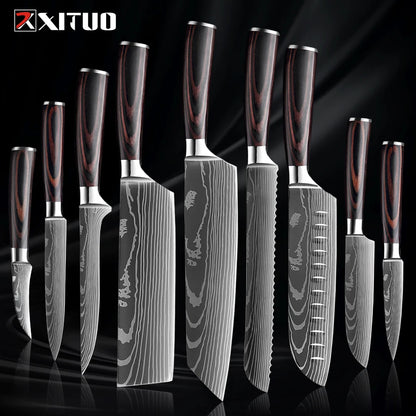 XITUO Küchenmesser-Set – Scharfe Klingen für dein BBQ- und Küchen-Level
