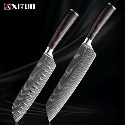 XITUO Küchenmesser-Set – Scharfe Klingen für dein BBQ- und Küchen-Level