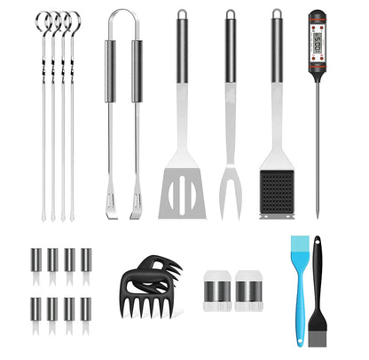 Grillwerkzeug-Set (25 oder 39 Teile) – Alles dabei, was dein BBQ braucht