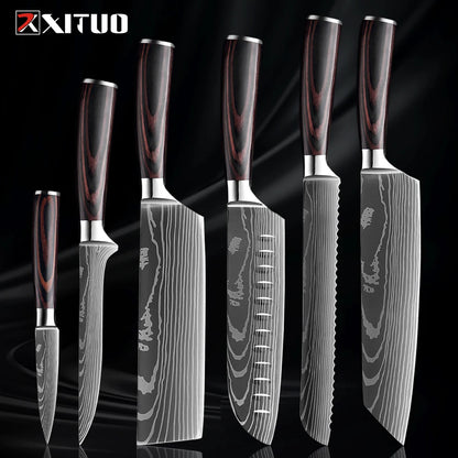 XITUO Küchenmesser-Set – Scharfe Klingen für dein BBQ- und Küchen-Level