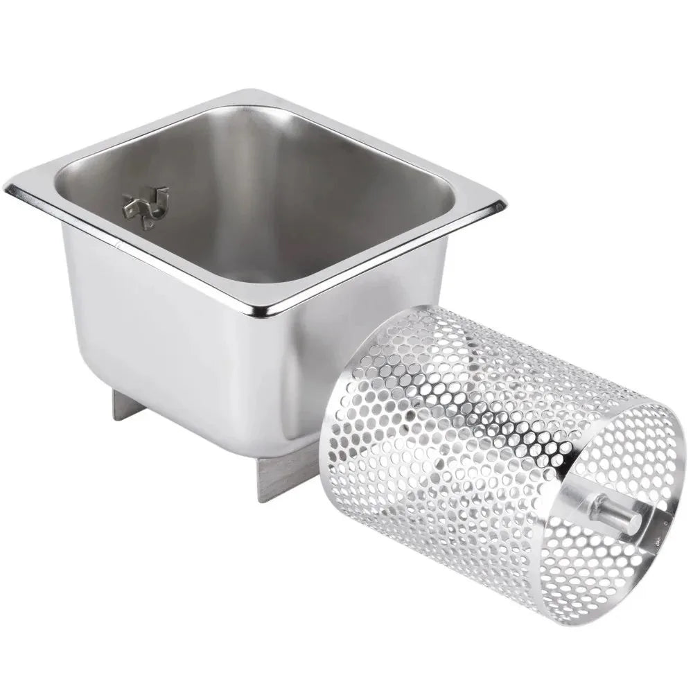 Edelstahl Butterwalze mit Sockel – Perfekter Butterspender für Burger & Grill