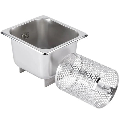 Edelstahl Butterwalze mit Sockel – Perfekter Butterspender für Burger & Grill