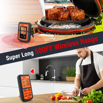 ThermoPro TP08C Funk-Grillthermometer – Präzision auf 150 m Reichweite für BBQ & Küche