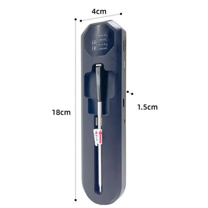 WLAN Lebensmittelthermometer mit Keramiksonde – Digital, wasserdicht & drahtlos für Grill & Ofen